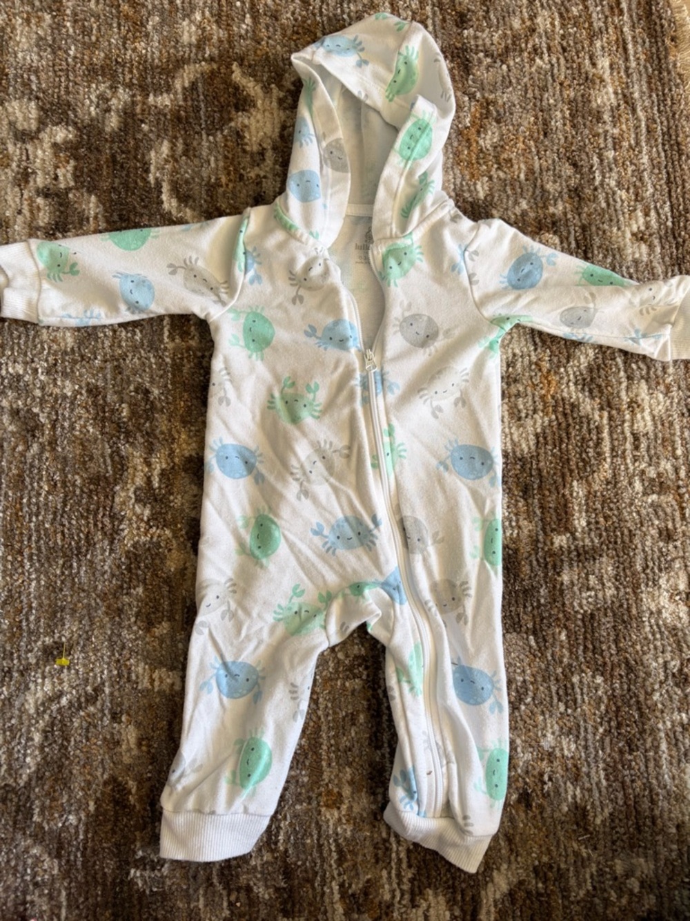Lullaby Lane baby Hooded One-Piece in 0-3 months